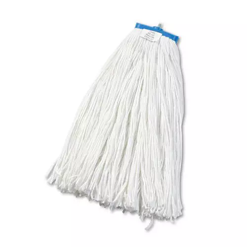 Boardwalk Cut-End Lie-Flat Wet Mop Head, Rayon, 24oz, White