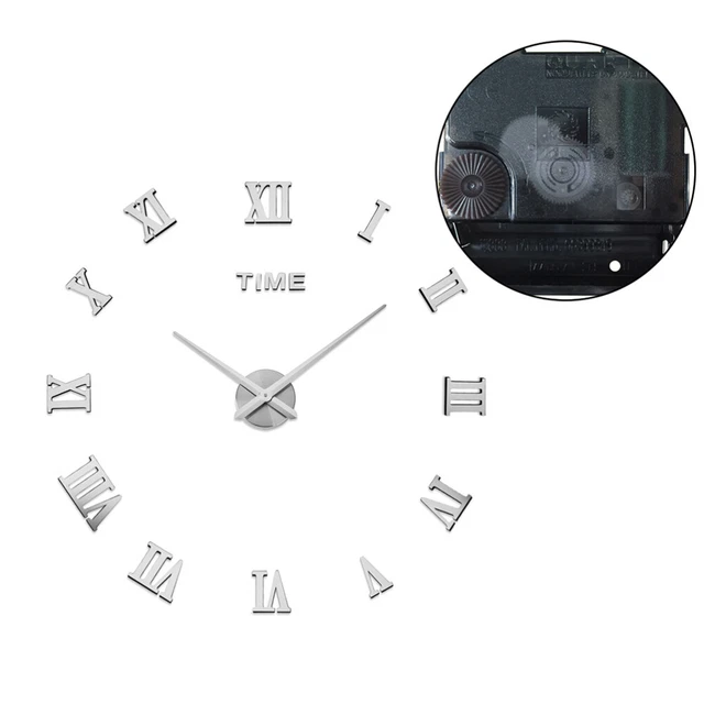 Dettchan Gold Retro Wanduhr – 37x63cm, Quarz-Silent-Werk, Mit Pendel, Für Wohnzimmer & Büro