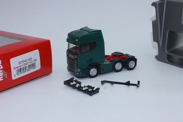 CAMION TRACTEUR, SCANIA CS 20 HD ZM, Bleu - HERPA 306768004 - 1/87 EUR