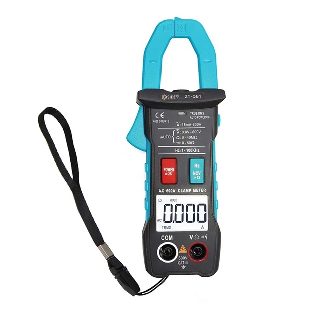 BSIDE ZT-QB1 Multimeter 600A Power T-RMS Pliers Ammeter G4E9