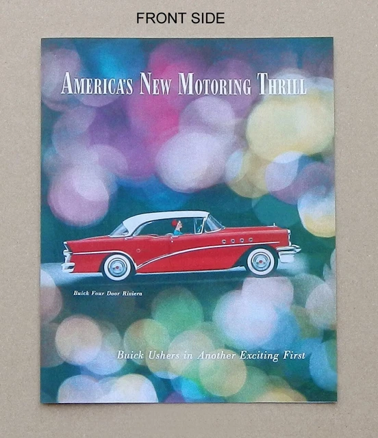 1955 Buick promotional brochure