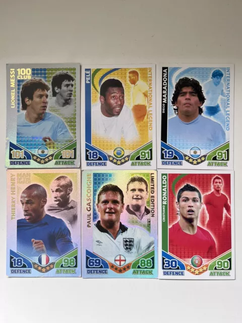 Topps Match Attax 2010 World Cup 100 Club Man of the Match Limited Edition Star