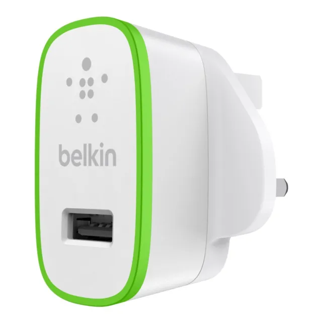 Belkin 2.1 Amp USB AC Wall Charger Universal for iPhone 7 6s 6 Plus Smartphones