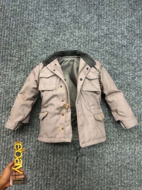 1/6 Hot Toys MMS136 Terminator Tech Noir T-800 Jacket Coat for Action Figure