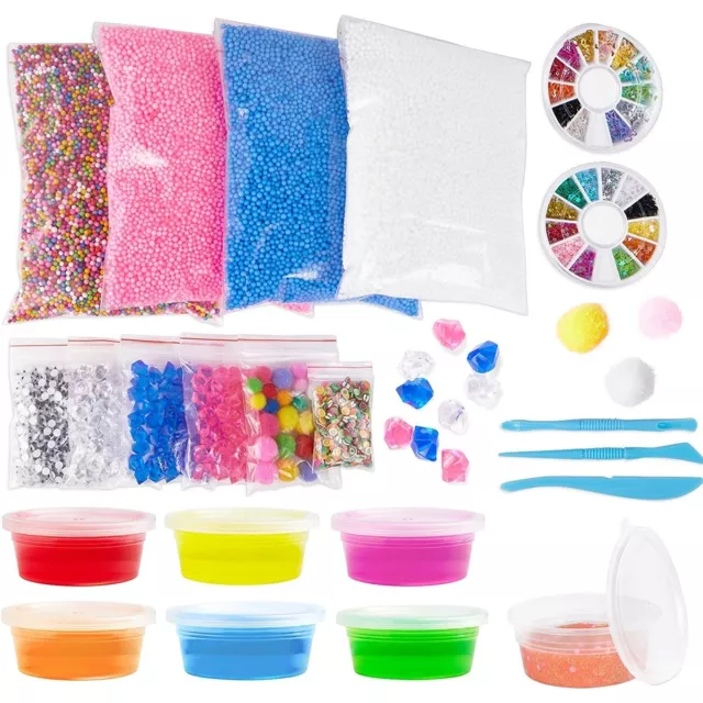 Redify Slime Kit Ohuhu 86PCS Clay & Slime Making Kit Supplies for Kids Good  Gift