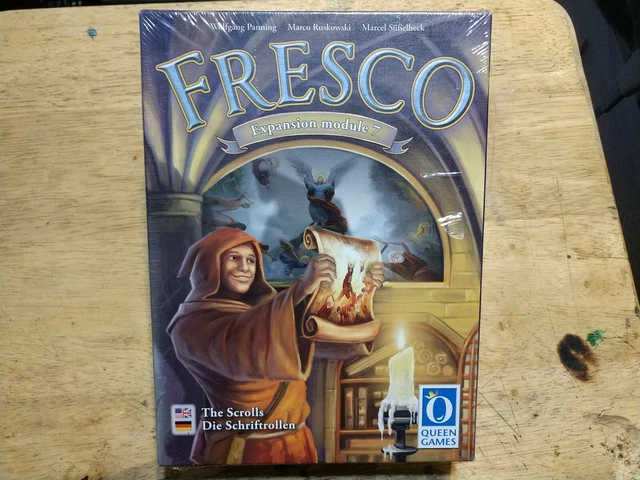 FRESCO EXPANSION MODULE 7 The Scrolls Box Queen Board Games (BRAND NEW ...