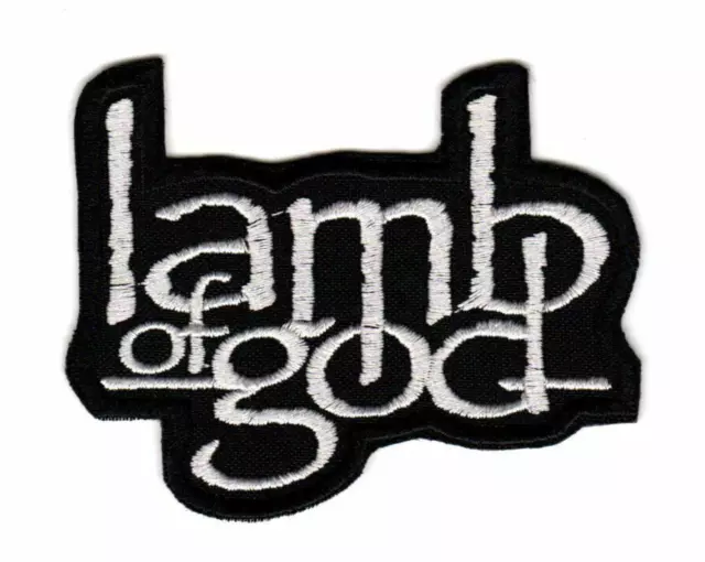 Lamb Of God Patch | LoG American Groove Thrash Death Metal Metalcore Band Logo