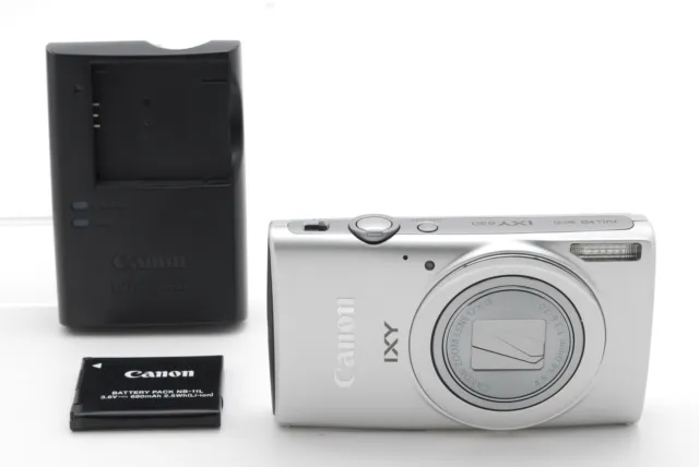 [ Near MINT ] Canon IXY 630 PowerShot silver Digital Camera 16.0MP From JAPAN