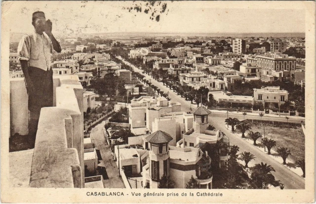 CPA AK MAROC CASABLANCA Vue générale prise de la Cathedrale (38501)