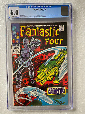 Fantastic Four #74 CGC 6.0 1968 - Galactus and Silver Surfer appearance