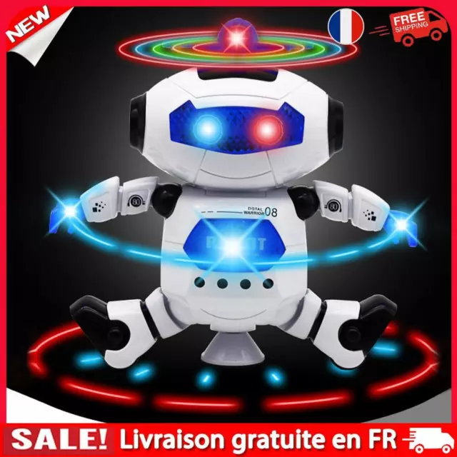 fr Fun Kawaii Dance Robots Light and Music Classic Foot Balance Robot for Christ