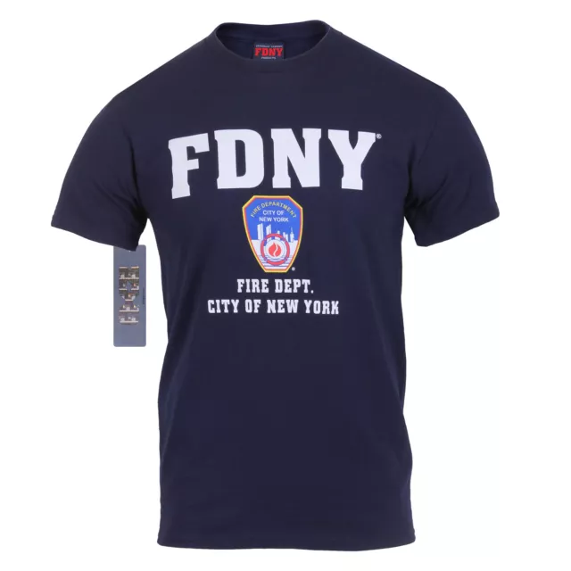 NEW YORK Fdny Fire Department Officially Licensed Feuerwehr T Shirt Small