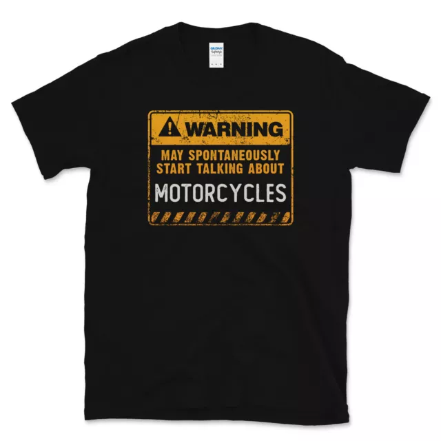Warning May Spontaneously Start Talking About Motorcycles T-Shirt