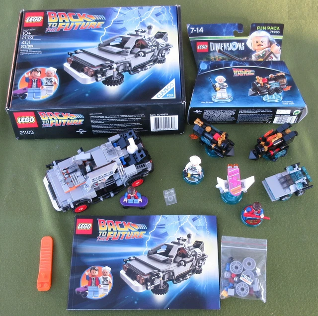 LEGO IDEAS 21103 BACK TO THE FUTURE DeLorean Dimensions 71201