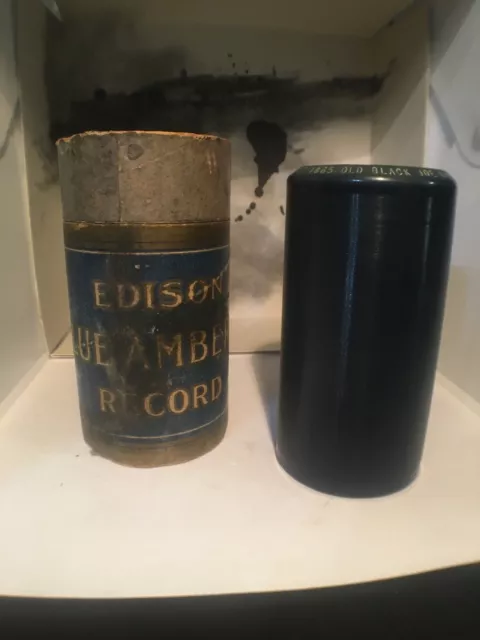 Edison Blue Amberol Phonograph Cylinder Record With Sleeve 1865 READ DESC