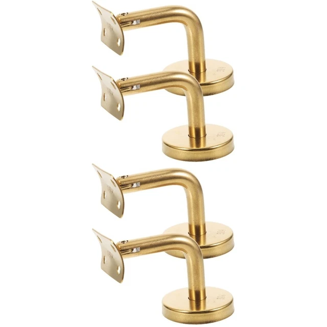 4 piezas Soporte de pasamanos Escaleras Soporte de pasamanos Golddoodle Accesorios Cubierta