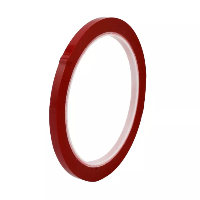 4mm Width 164ft Length Single-side Electrical Insulated Adhesive Tape Red