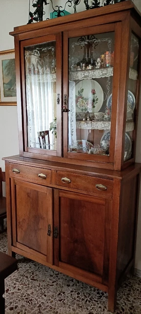 credenza vetrina antica