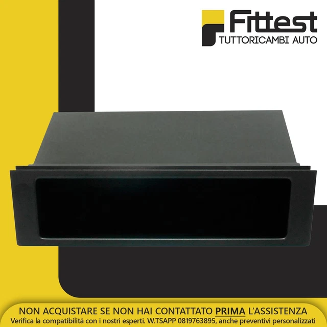 Cassetto Riduttore 2 DIN A 1 DIN Per Autoradio - Porta Oggetti 58mm MAR01 - Foto 10