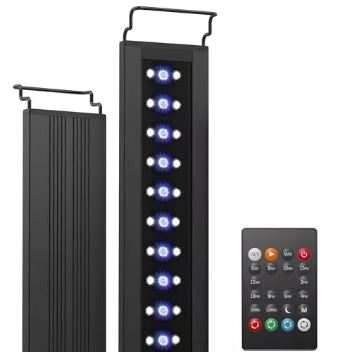 NICREW C10 24/7 Rampe LED Aquarium à Spectre Complet Éclairage Réglable avec ...