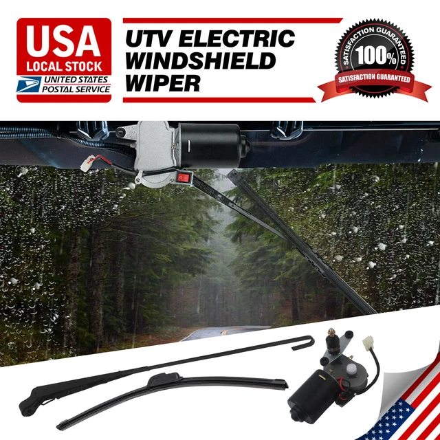 UTV 12V ELECTRIC Windshield Wiper Motor Kit for Polaris Ranger RZR 900