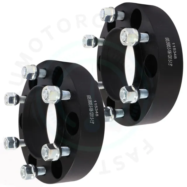 Set of Wheel Spacers 1.5" 6x5.5 Hubcentric 2007-2014 For Toyota FJ Cruiser