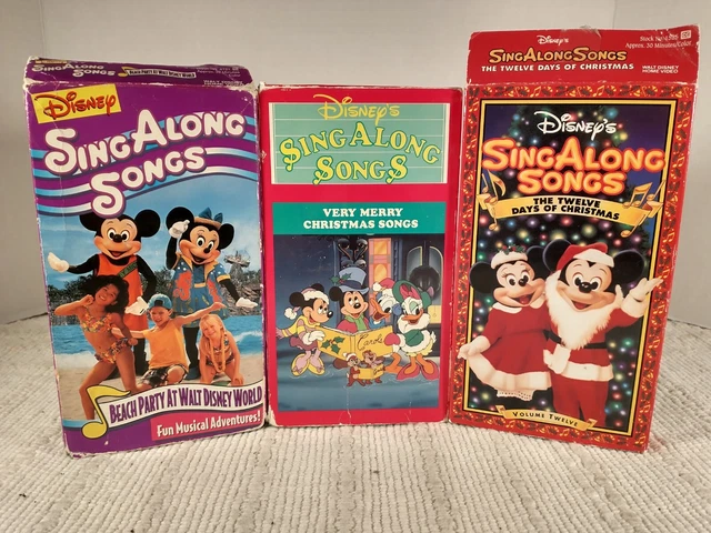 DISNEY SING ALONG Songs 3 VHS Tape Lot $25.70 - PicClick AU