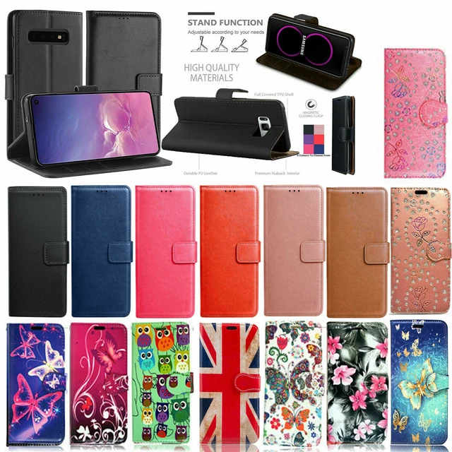 Case for Samsung Galaxy S20 S10 S9 S8 S7 S6 Cover Wallet Leather Magnetic Luxury