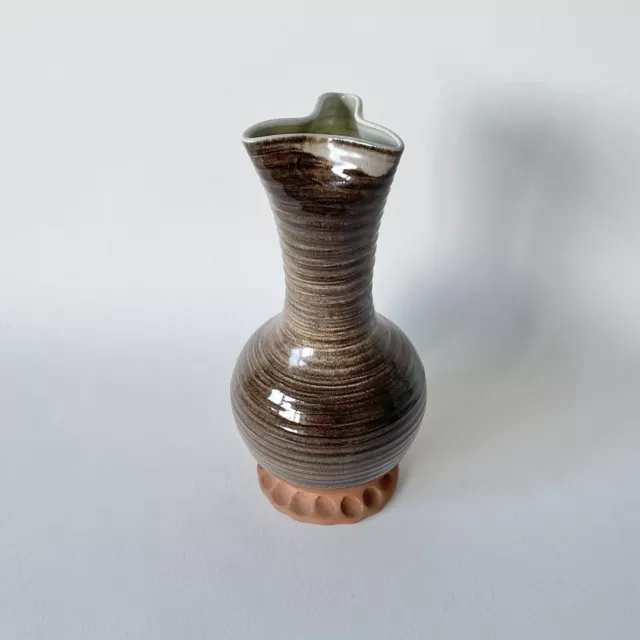 Pinch Neck Vase By York Rose Studio Pottery Circa 1970s