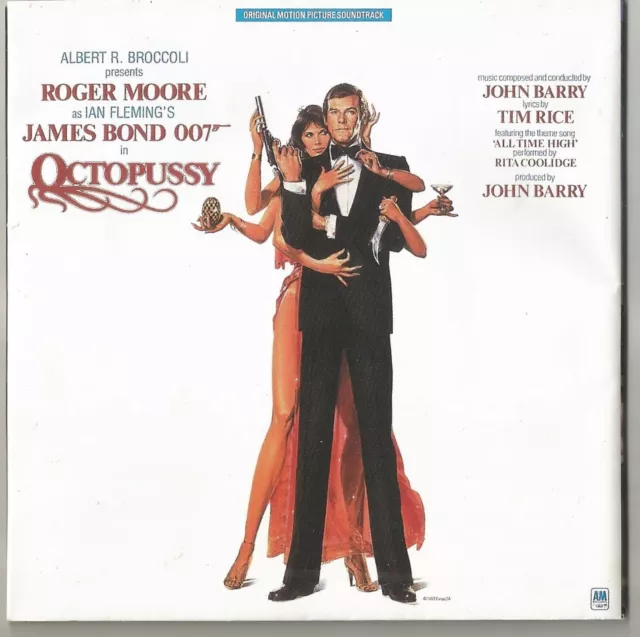 Rare -James Bond- Octopussy -John Barry -Deleted Soundtrack Cd