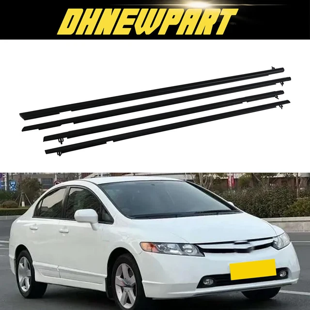 FOR HONDA CIVIC 20062010 Outside Window Weatherstrip Moulding Seal