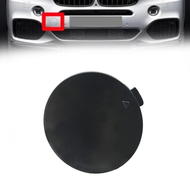 Cache Crochet De Remorquage Pare-chocs Avant Pour Ford Fiesta 2012-2017 - Référence C1BB17A989AA, 1805922 - Noir ABS