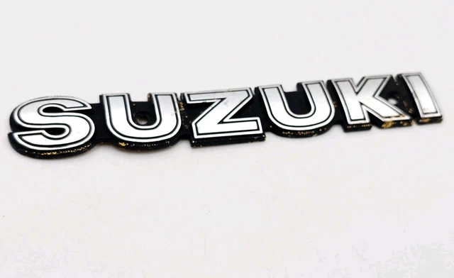 Motordeckel Schriftzug Aufkleber Emblem SUZUKI GS 550 750 850 1000 1100 ORIGINAL