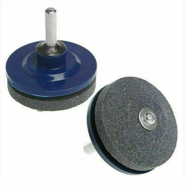 2X UNIVERSAL LAWN Mower Faster Blade Sharpener Grinder Garden Rotary