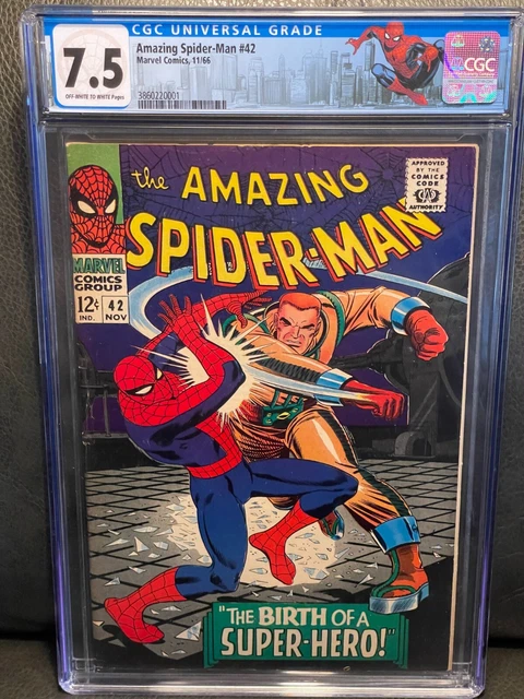 CGC 7.5 Marvel Amazing Spider-Man 42 1st Full Appearance Mary Jane Watson