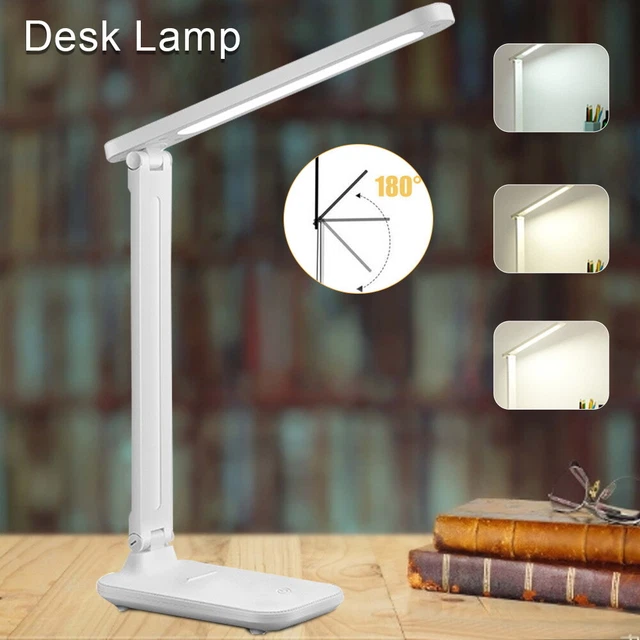 RECHARGEABLE USB DESK Light LED Flexible Touch Bedside Reading Lamp