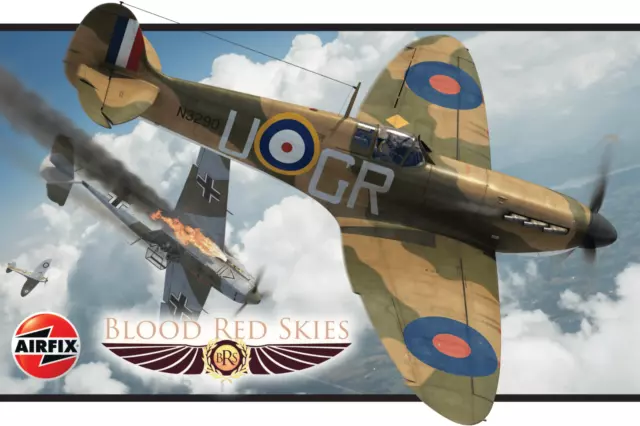 A1500# Blood Red Skies - Jeu de société Airfix 1:72 2