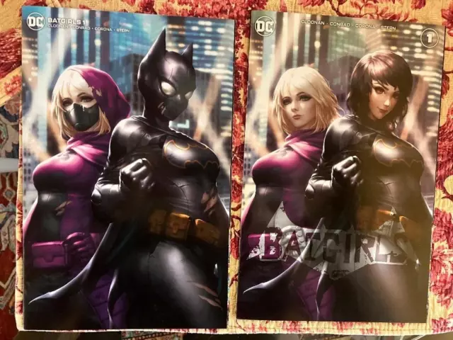 Batgirls #1 Comic Books Lim Variant Bundle Set Masked & Umasked NM DC 2021