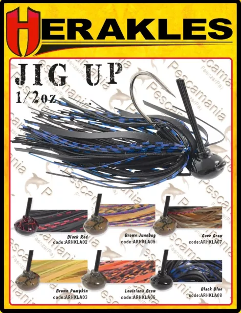 Artificiale spinning wire bait Herakles Jig Up 1/2 oz.  black bass