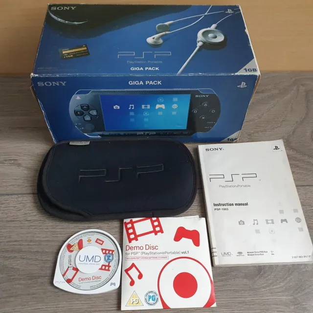 Sony PSP Boxed Giga Pack BOX ONLY !! NO CONSOLE INCLUDED !!