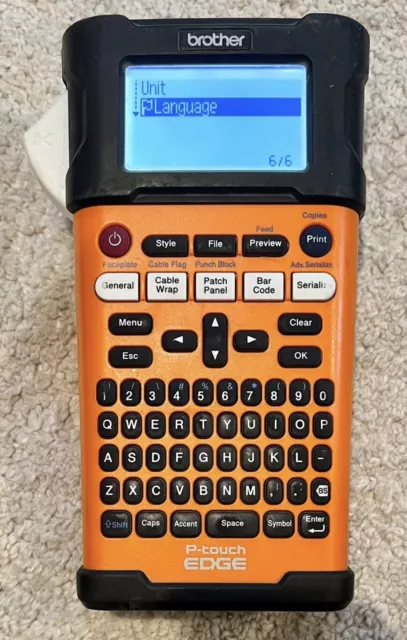 Brother P-Touch Edge Portable Label Printer Pt-E300 Working Great Tested