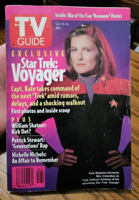 TV Guide October 8-14 1994 Vol 42 No 41 Star Trek Voyager Capt. Kate