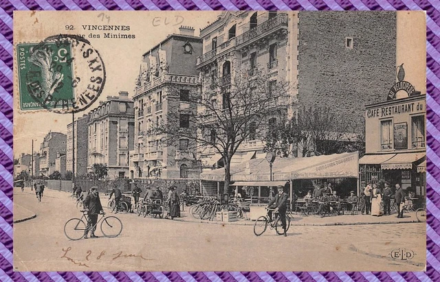 Carte Postale - VINCENNES - avenue des Minimes
