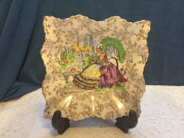 Vintage James Kent "Lavender Lady" Small Pin Tray Bowl