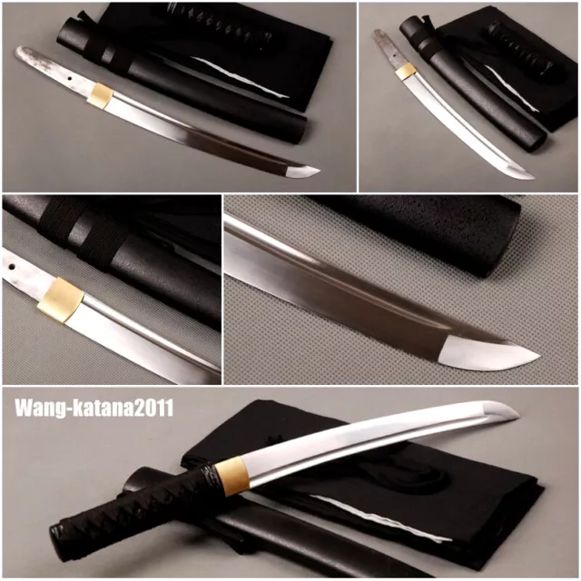 All Black Tanto T9 Sharp Mini Katana Self-defense Japanese Samurai Short Swords