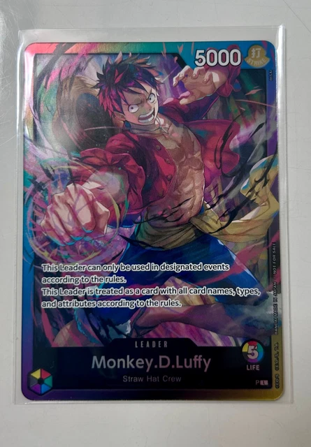 Monkey D. Luffy 8 Pack Battle [Revised LIFE 5] Leader PROMO – One Piece CCG, Japanese, Holo SP