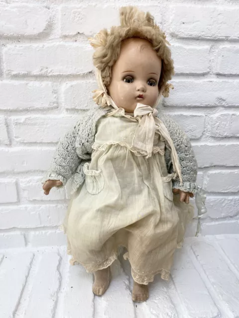 Madame Alexander Baby Composition Doll 19" Sleepy Sleep Eyes Original Clothing