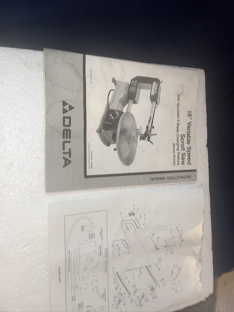 Delta 16 variable shop speed scroll saw