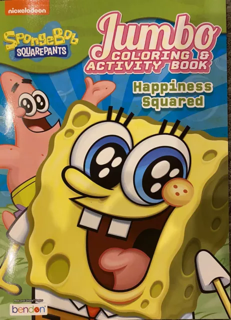 SpongeBob SquarePants ScaryPants Halloween🎃Jumbo Coloring & Activity Book  New!