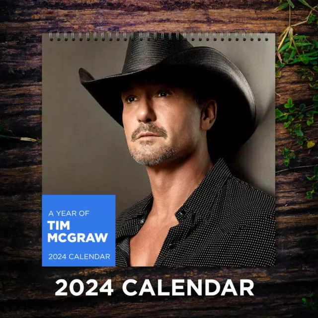 TIM MCGRAW CALENDAR 2025, Tim McGraw 2025 Celebrity Wall Calendar £23.